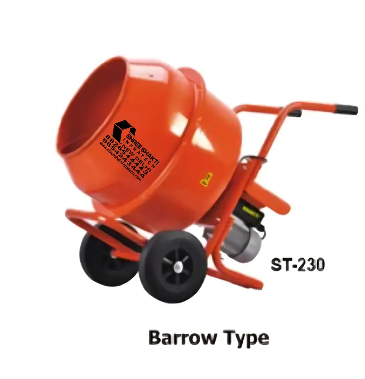 180/230Ltr. MINI CONCRETE MIXER side view